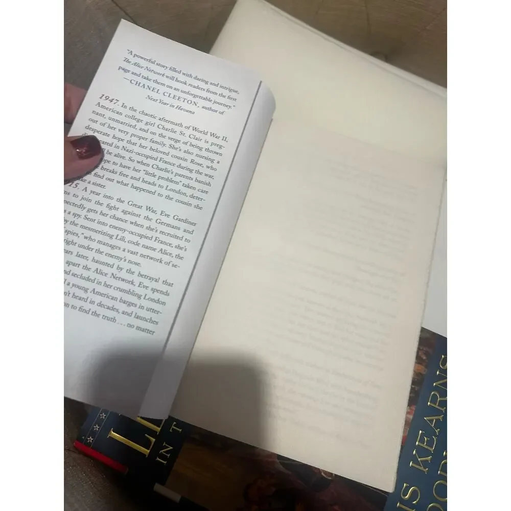 Book Paperback:  The Alice Network, Reece's Book Club, Novel